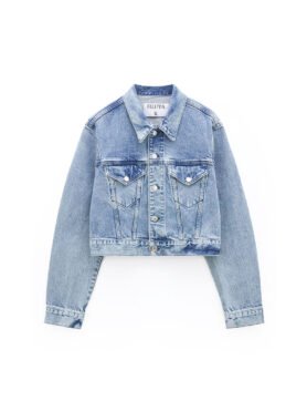 Nuon Mid Blue Slim Fit Denim Jacket